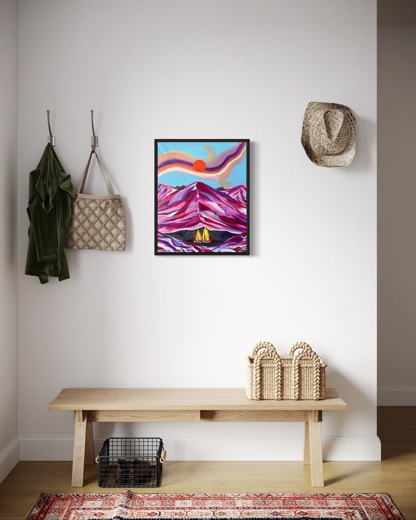 Fire on the Mountain Print