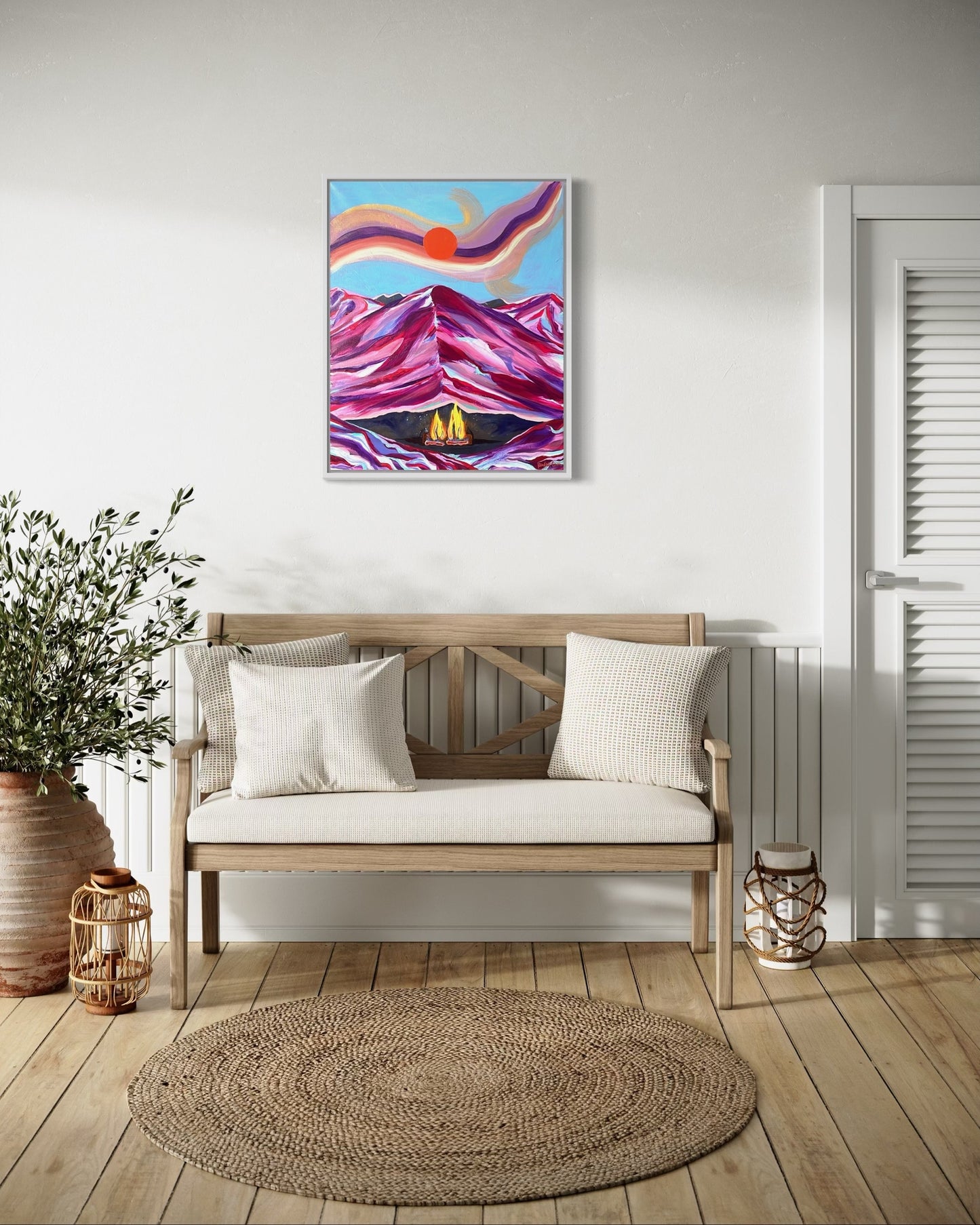 Fire on the Mountain Print