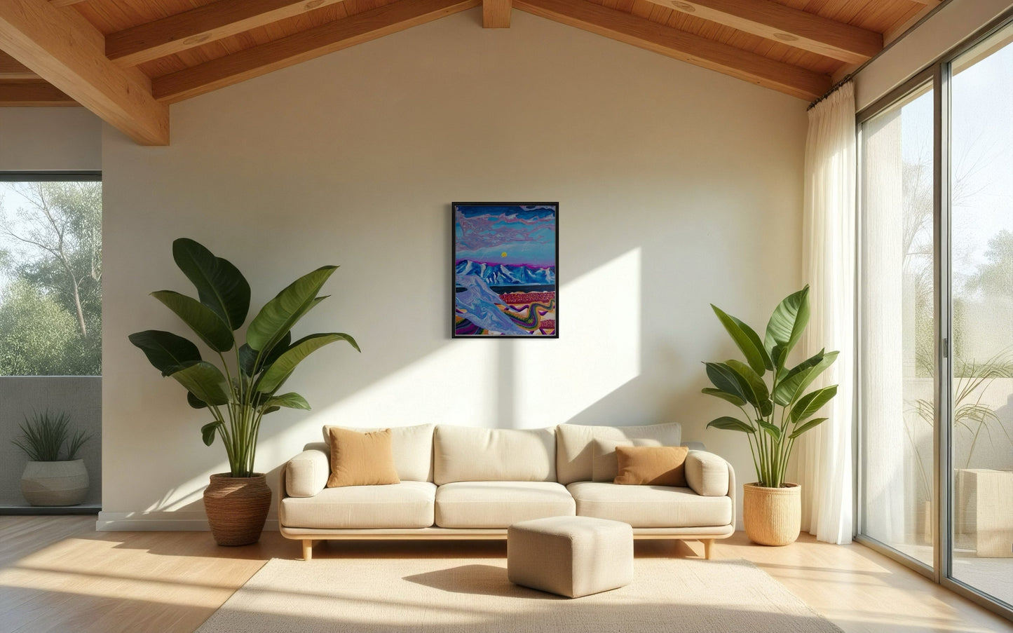 Evening Hour in the Sierras Print