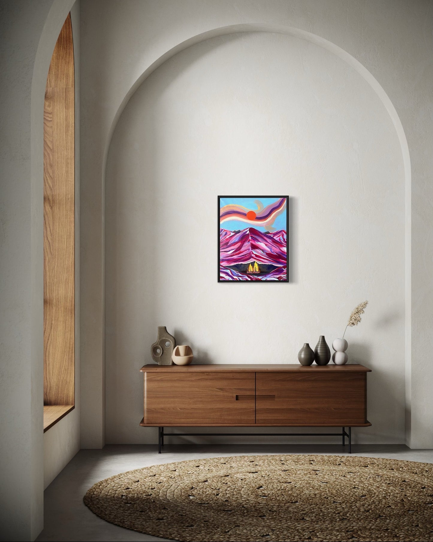 Fire on the Mountain Print