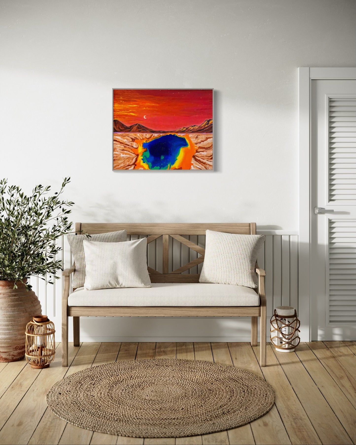 Grand Prismatic, Yellowstone NP "Colors of the West" Print