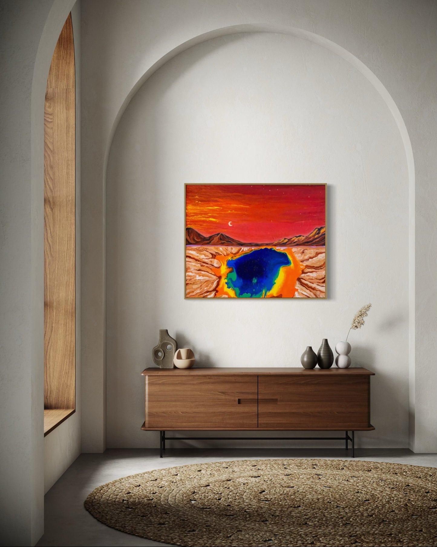 Grand Prismatic, Yellowstone NP "Colors of the West" Print